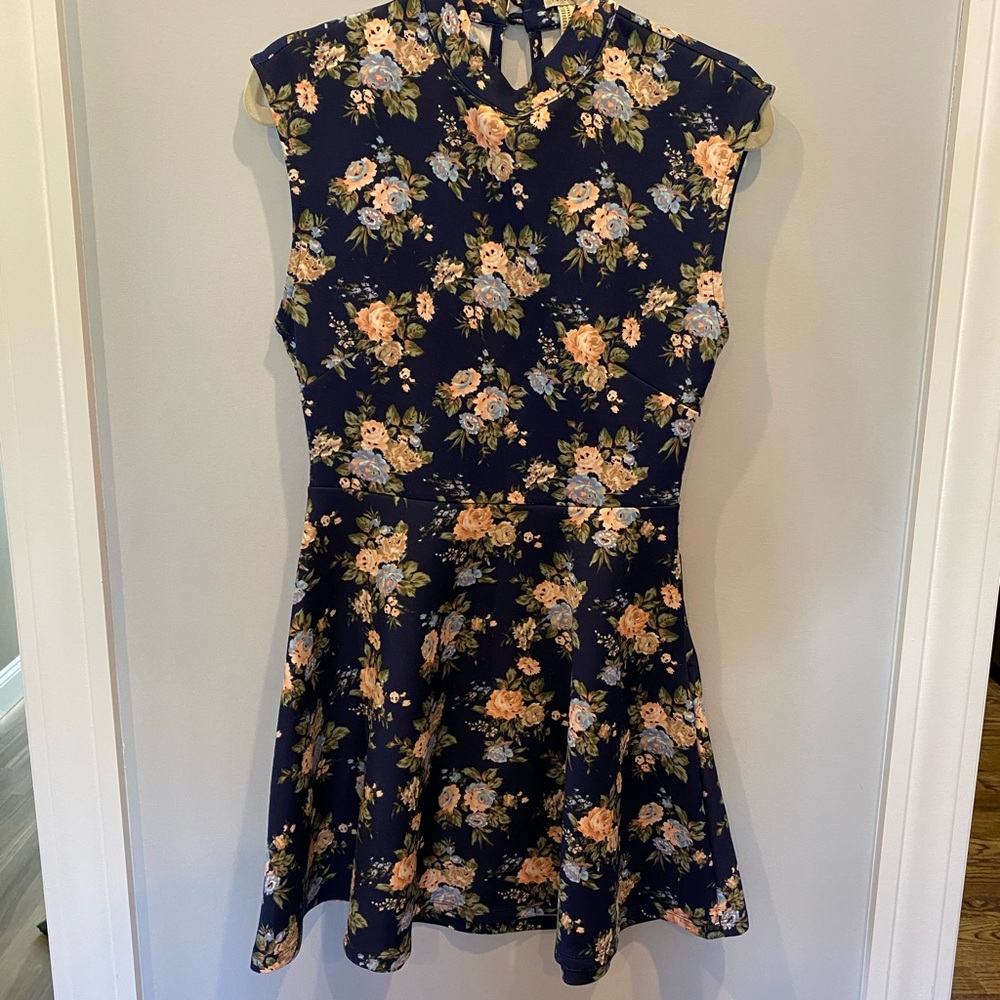 Floral Fit & Flare Mini Dress
